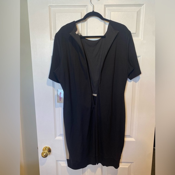 Neww!!!TanJay a neutral Colour-block Bodycon Dress Size 18P - Picture 7 of 8